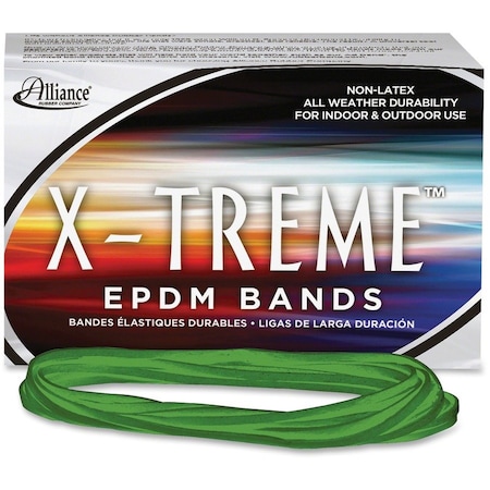 Rubber Bands, F/Files, 7x1/8, 200 Bands/BX, Lime Green PK